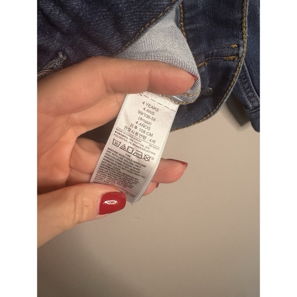 Gap Kids 4T Denim Jacket Unisex Jean Jacket - Picture 3 of 6